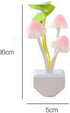 anso 3 Bulbs Night Light Light Sensor LED Mushroom Lamp Night Lamp Baby Home Bedsides (Grass)