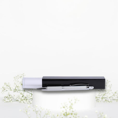Swanson Christian Products Celebrate Life | Blue Ink Retractable Stylus Tip Ballpoint Pen | Religious Gift with Gift Box