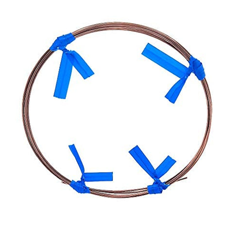 15 Feet High-Copper Wire Solder, Self-Fluxing, 18 Gauge Cadmium-Free, Made in USA by CRAFT WIRE