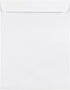 JAM PAPER Open End Commercial Envelopes, 8 3/4 x 11 3/4, Peel and Seal Closure, White, 50/Pack