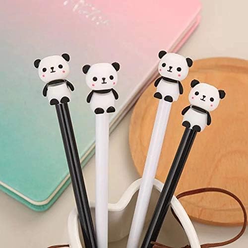 Qurly Set of 12 Panda Writing Pens for School and Office