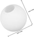 80mm 30mm NOLITOY Frosted Glass Globe Lamp Shade round Opening Replacement for Ceiling Pendant Wall Sconce Light