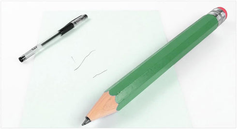 Nice purchase Giant Wooden Pencil - Fun Oversized Prop (Green)