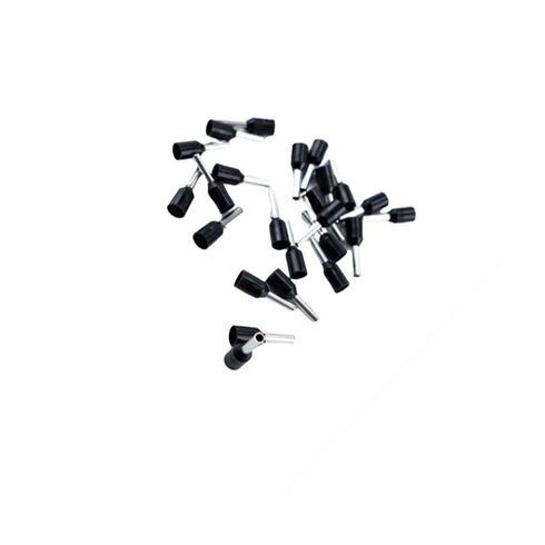 Black Wire Ferrule Connectors - 1000PCS 18AWG 1.0mm² Crimp Pin Cord End Terminals