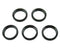 5/8-24 Black Steel Crush Washer, 5 pcs, 308