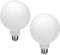 2 Pack G40/G125 Globe LED Bulb, Warm White 2700K Dimmable, 5W Equivalent 40W LED Globe Light Bulbs, E26 Base