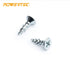 POWERTEC #6 x 1/2" Wood Screws – 100 PCS Zinc-Plated Self-Tapping Flat Head Phillips Screws for Crafts and Wood