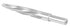 Accusize Industrial Tools H.S.S. Spiral Flute Aligning Reamer, 5/8'' Cutting Diameter, 1/2'' Shank