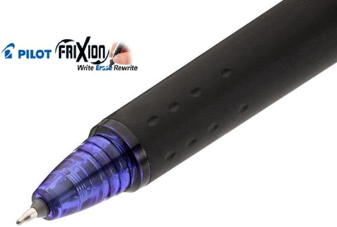 Pilot FriXion Point Clicker 0.5mm Erasable Gel Needle Tip Pens, Extra Fine Point, 6 Pack (Navy Blue)