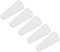 MECCANIXITY Silicone Rubber Tapered Plug - 6mm to 11mm Solid White for Laboratory Use, 20 Pieces