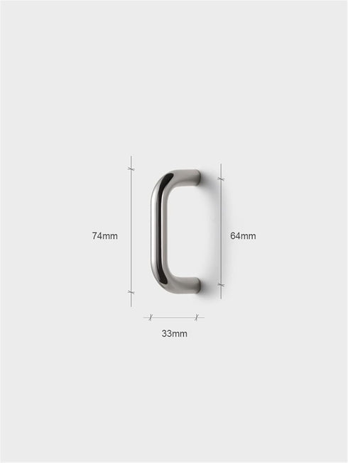 SMOKT 1Pcs 64mm) White Furniture Handles Wardrobe Room Cupboard Cloakroom Bedside Cabinet Handle Bedroom Accessories