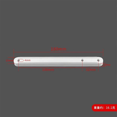 LYMFE 2PCS/Lot Door(180mm Drawer Rolling Bearing Slip Rail Plastic Slide Rail Guide Bedside Cabinet Wardrobe Pulley