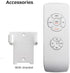 Ranjaner 3-in-1 Universal Ceiling Fan Remote Control Kit, Wireless Remote Control and Receiver Kits for Lamp, Ceiling