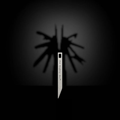 The Mighty Bar - Heavy Duty Keychain Prybar EDC Pry Bar for Every Day Carry Small Stainless Steel Key Chain Multitool