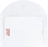 JAM PAPER Multi Pocket Envelopes, Plastic with Hook & Loop Closure, 3 Pockets, Letter Booklet, 9 3/4 x 13, Clear,