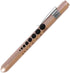 Aokin Medical Pen Light for Nurse Doctor, Reusable LED Flashlight with Pupil Gauge and Ruler, White Light, Gold