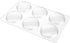 Wall Door Handle Stopper - 6 PCS Clear Round Rubber Door Knob Wall Shields, Stronger Self-Adhesive Bumpers