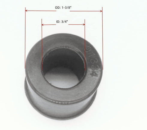 Aettb Replacement Front Wheel Bushings, Fits John Deere Scotts Craftsman Snapper 91334 (Set of 4)