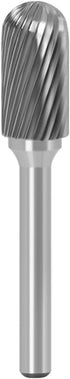 Tungsten Carbide Rotary Burr Die Grinder Bits, Single Cut Grinding Head 12mm with 1/4" Shank for Woodworking
