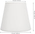 LIFKOME 5.11X3.93X5.90In Replacement Lampshade Cover Fabric Lamp Shade for Table and Floor Lamps Lightweight Decorative