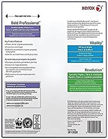5 500 24 Lb, 98 3R13038-CS Xerox Bold Professional Premium Quality Inkjet Or Laser Paper, Reams, Letter Size, Ream