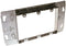 Hubbell-Raco 822 Gang Box Device Cover, 3-Gang, 3/4" Raised