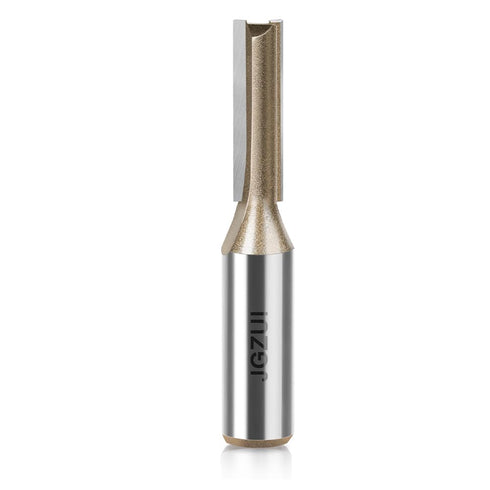 JGZUI Set 1/2" 0.28inch,Straight Router Bit for Woodworking, Shank,Slotted Diameter Flush Trim Bits, Professional