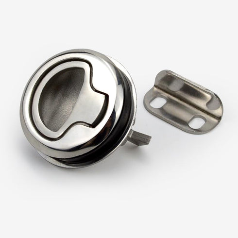 BDPQKPDV Panel Lock Stainless Steel Flush Pull Slam Latch Furniture Handle Lock Bathroom