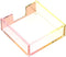 Pink Acrylic Sticky Note Holder, Memo Pad Case, Desk Stand Holders Gift, Business Supplies for Home and Office