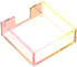Pink Acrylic Sticky Note Holder, Memo Pad Case, Desk Stand Holders Gift, Business Supplies for Home and Office