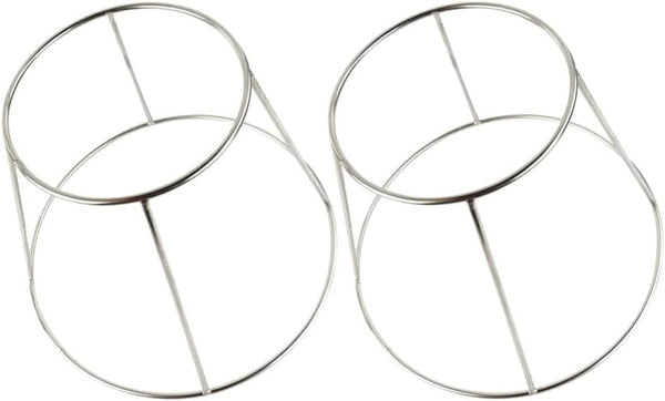 UPKOCH 2pcs Stainless Steel Seafood Display Rack Food Tray Holder for Home