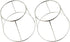 UPKOCH 2pcs Stainless Steel Seafood Display Rack Food Tray Holder for Home