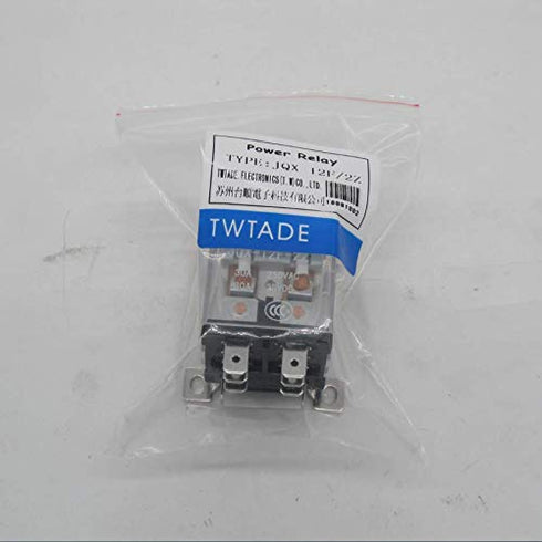 TWTADE/JQX-12F-2Z 30A DPDT 2NO+2NC General Purpose High Power Relay DC 24V Coil Voltage 8 Pin