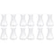 12pcs Flask Bottle Kit, Learning Mouth Supplies, Erlenmeyer Wide Triangular Bottles for Scientific Use