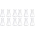 12pcs Flask Bottle Kit, Learning Mouth Supplies, Erlenmeyer Wide Triangular Bottles for Scientific Use