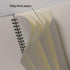 B5 Spiral Notebook/Spiral Journal, Unruled, 100gsm Thick Blank Paper, Hard Kraft Cover, 65 Sheets, 10.5" x 7.2", 3-Pack