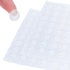 Cabinet Door Bumpers Self-Adhesive Clear Bumper Pads 128Pcs Round Silicone Cabinet Stoppers