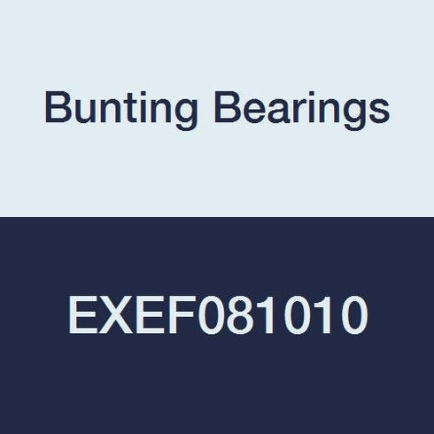 Bunting Bearings EXEF081010 Extra Lubricant with PTFE Flange Bearing, Powdered Metal, SAE 841, 1/2"