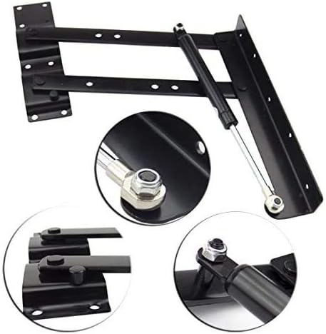 2pcs Folding Lift up Top Coffee Table Lifting Frame Desk Mechanism Hardware Fitting Hinge Spring Standing Rack Hinge
