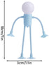Generic Bulb Changeable Shape Funny Sportsman Night Light, DIY Shape Night Lights Cute Light Man Mini Lamp Suction Cup