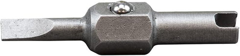Klein Tools 13231 Replacement Driver Bits, 1/8-Inch Slotted and Schrader