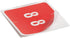 Smead DCC Color-Coded Numeric Label Roll, Red, 8 Labels, 250 per Roll (67428)