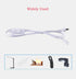 T5 T8 Led Tube Light Power Extension Cord, 6FT/1.8M, 2 Prong, 4PCS with On/Off Switch