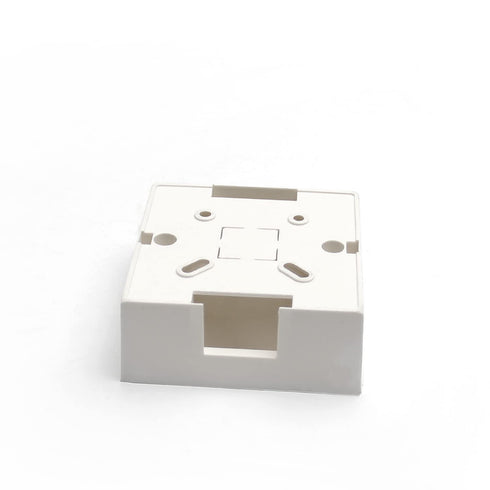 Fielect 86 Type Wall Switch Box, Deep Case Recessed Mount Backbox Protection Cover, Waterproof Dustproof PVC, White
