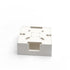 Fielect 86 Type Wall Switch Box, Deep Case Recessed Mount Backbox Protection Cover, Waterproof Dustproof PVC, White