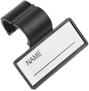 Beautyflier 5 Pcs Plastic Name ID Tag Clip for Stethoscope Tube Replacement Accessories (Rectangle)