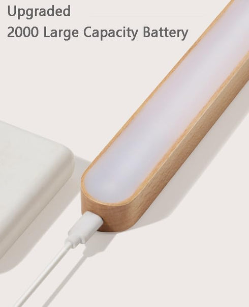 2000mah Chilvane Wall Lights for Bedroom Battery Operated Wall Sconce Lamp Vanity Light Magnetic Aesthetic Wooden Big