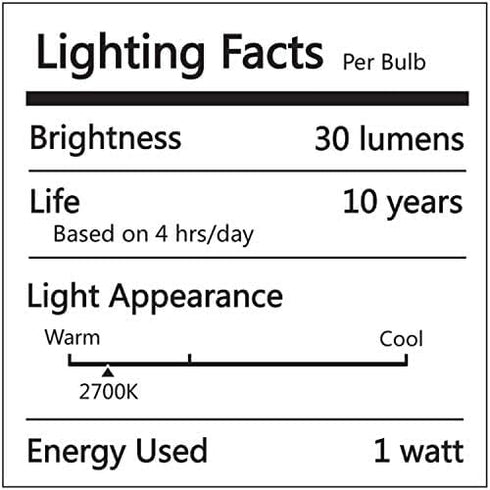25FT, 13 Bulbs, IP65 ZOTOYI Outdoor String Lights Patio Light for Outside with Shatterproof LED Waterproof Connectable