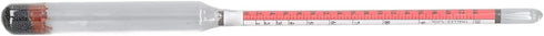 Miskall 10Pcs 0100 Hydrometer Alcohol Meter Test Kit, Wine Making Meter Home Brewing Beer Hydrometer Test Jar Household