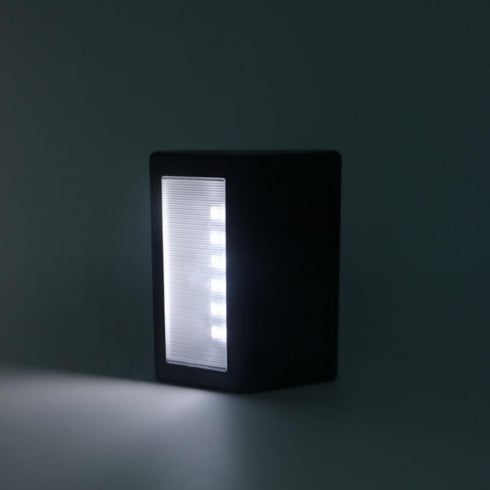 anso Waterproof Solar Garden Wall Lamp - LED Light Control (White)